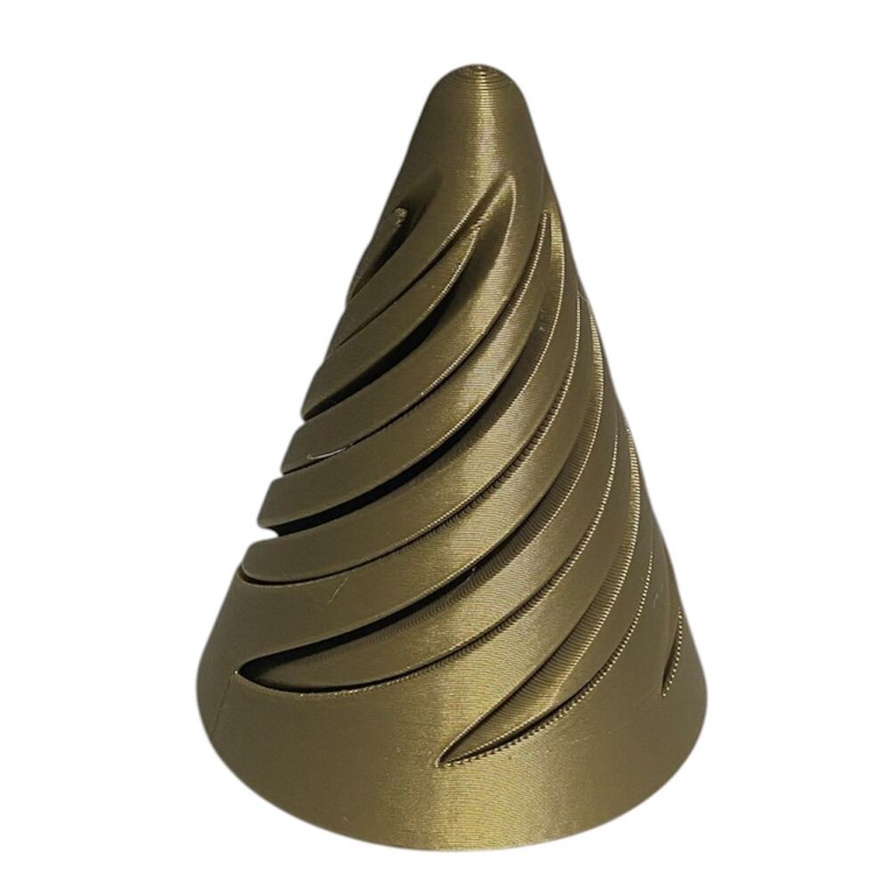 Pass Through Fidget Cone - 2-1/2" x 2" - Bronze - #3010-18